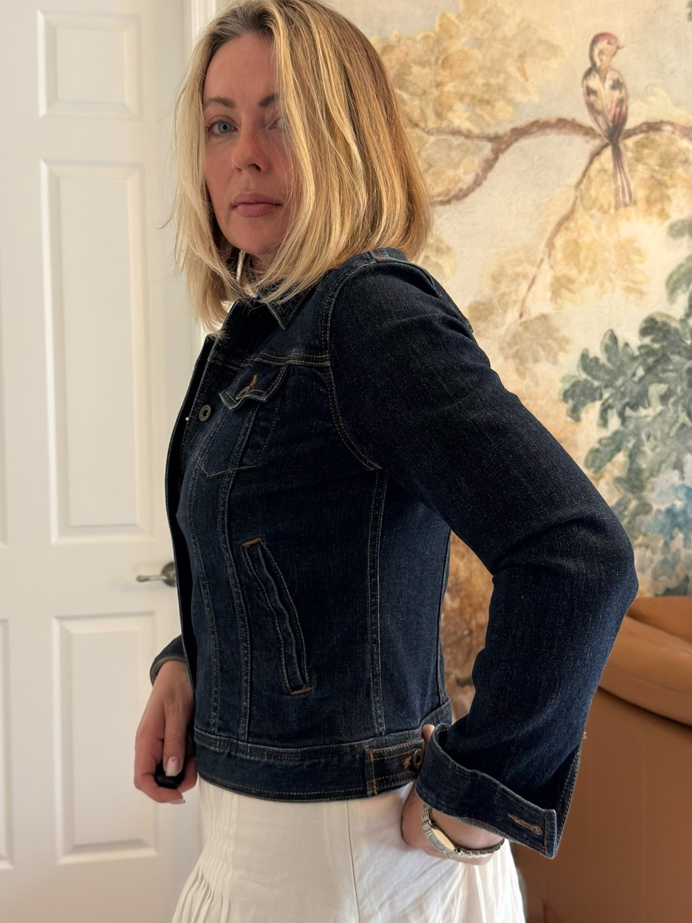 Lauren Ralph Lauren Dark Indigo Denim Jacket - Picture 3 of 8